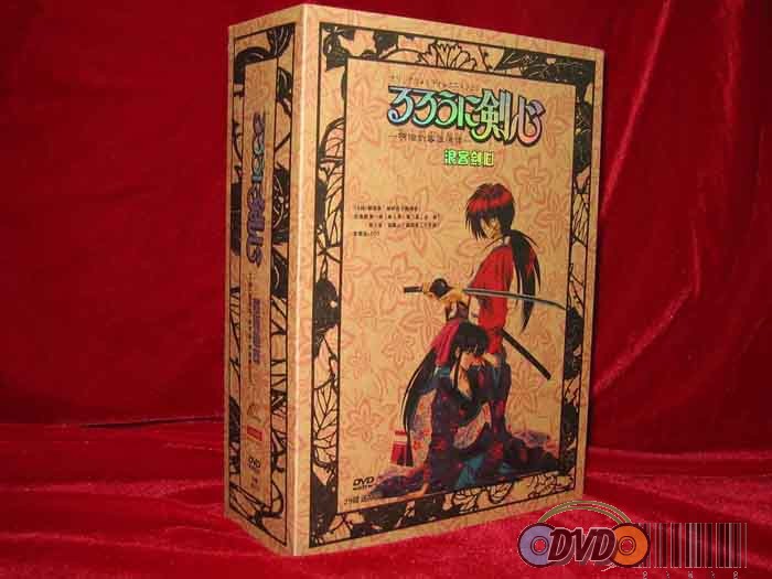 Rurouni Kenshin 29 DVD (eps 1-95) + 5 Movie OVA 1 CD