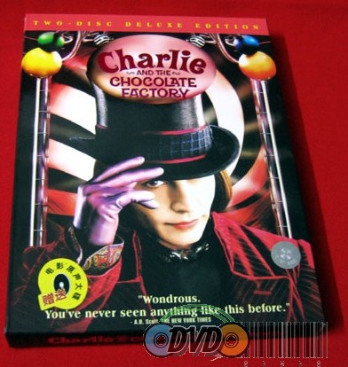 Charlie and the Chocolate Factory (2005, DVD) WITH EXTRA FEATURES